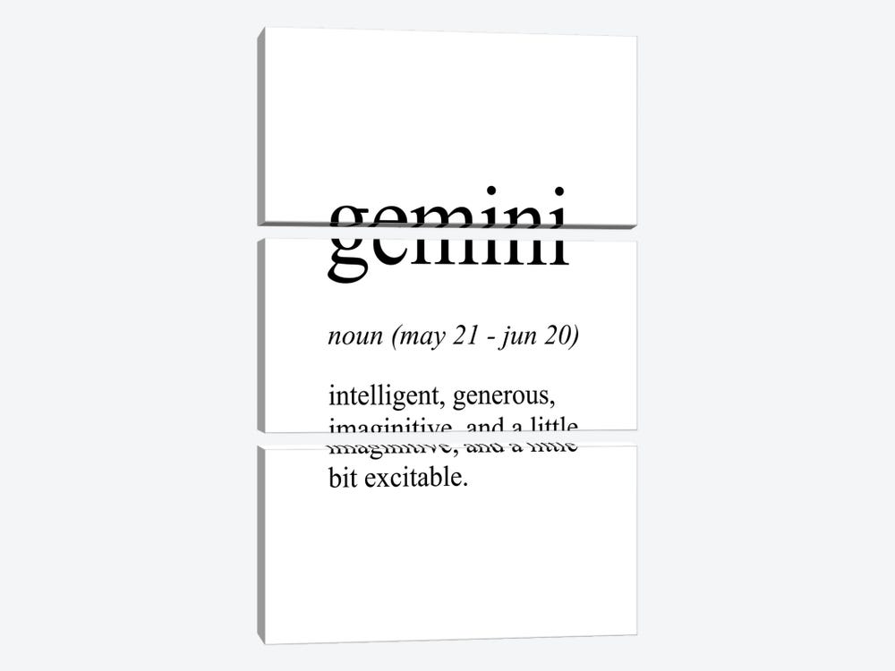 Gemini by Pixy Paper 3-piece Canvas Wall Art
