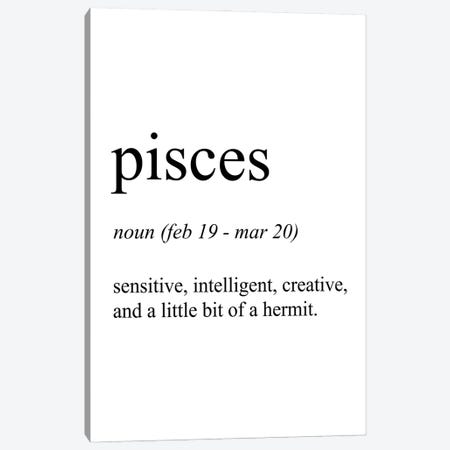 Pisces Canvas Print #PXY739} by Pixy Paper Canvas Artwork