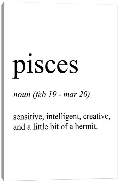Pisces Canvas Art Print - Pisces Art