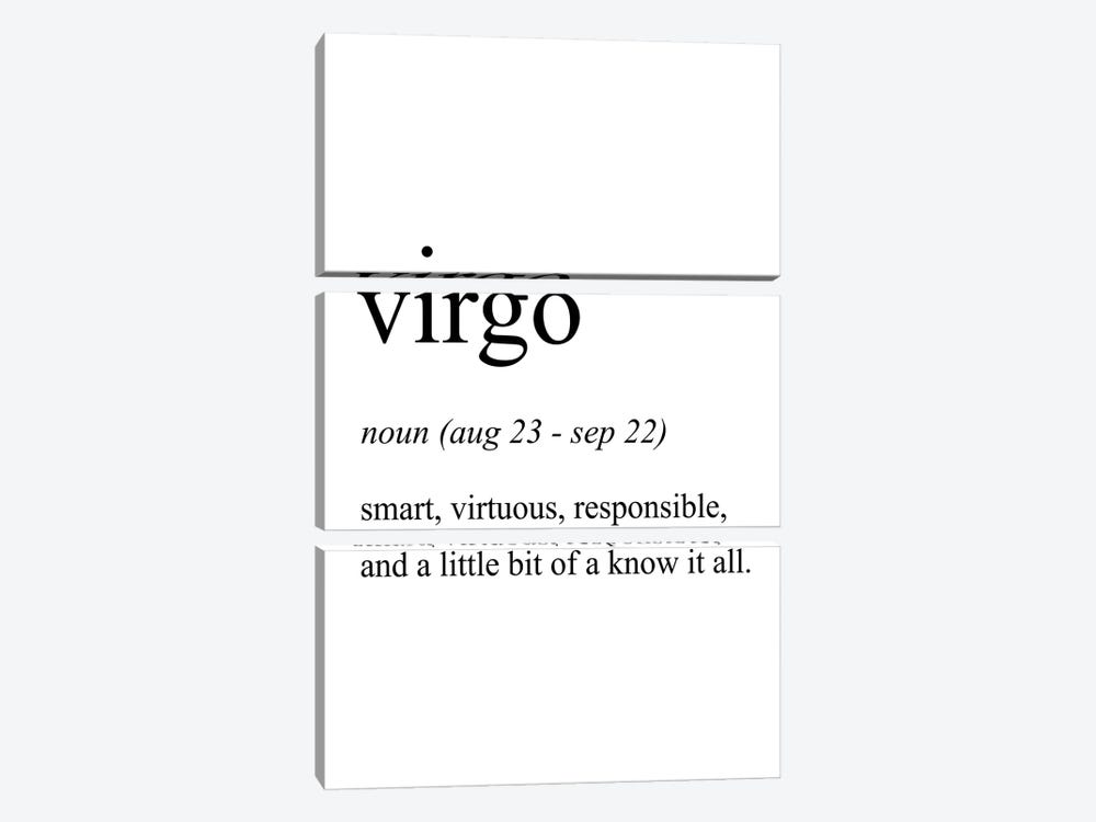 Virgo by Pixy Paper 3-piece Canvas Wall Art