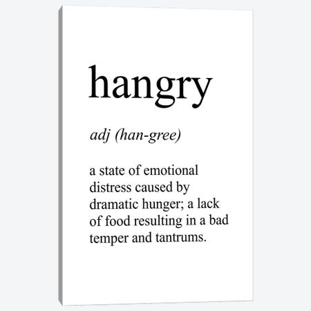 Hangry Canvas Print #PXY765} by Pixy Paper Canvas Artwork
