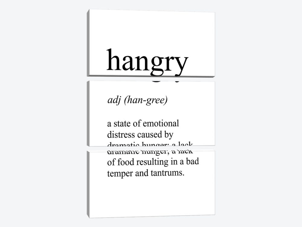 Hangry by Pixy Paper 3-piece Canvas Artwork