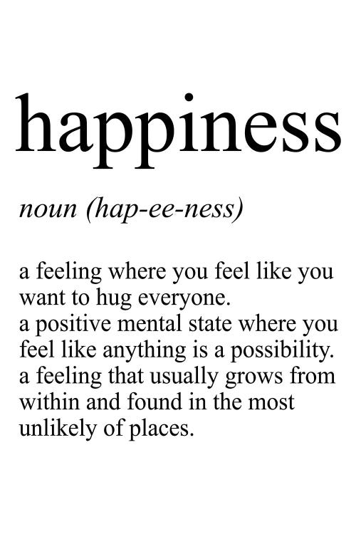 Happiness