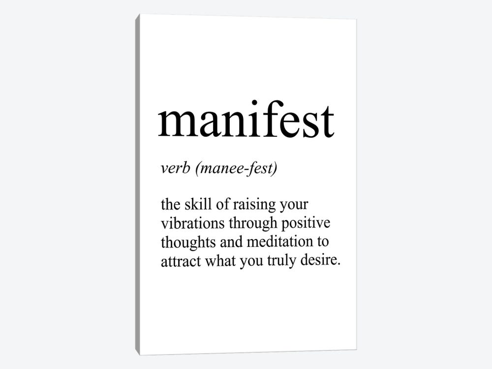 Manifest by Pixy Paper 1-piece Canvas Wall Art