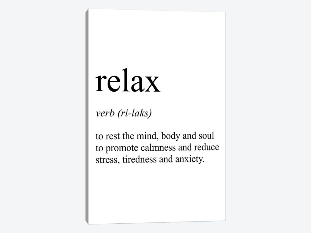 Relax by Pixy Paper 1-piece Canvas Art Print