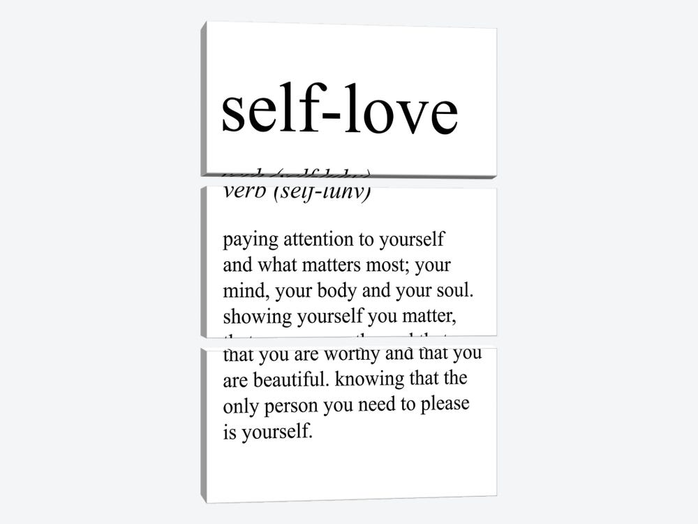 Self-Love by Pixy Paper 3-piece Canvas Wall Art