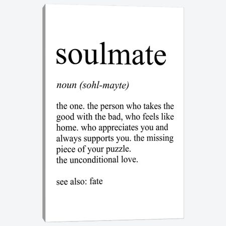 Soulmate Canvas Print #PXY778} by Pixy Paper Canvas Art