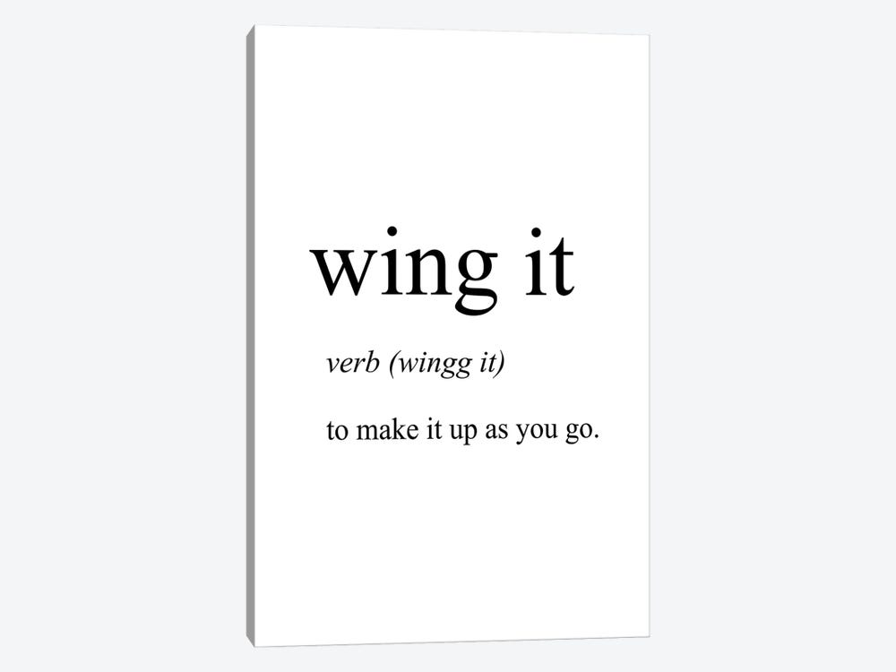 Wing It by Pixy Paper 1-piece Canvas Art