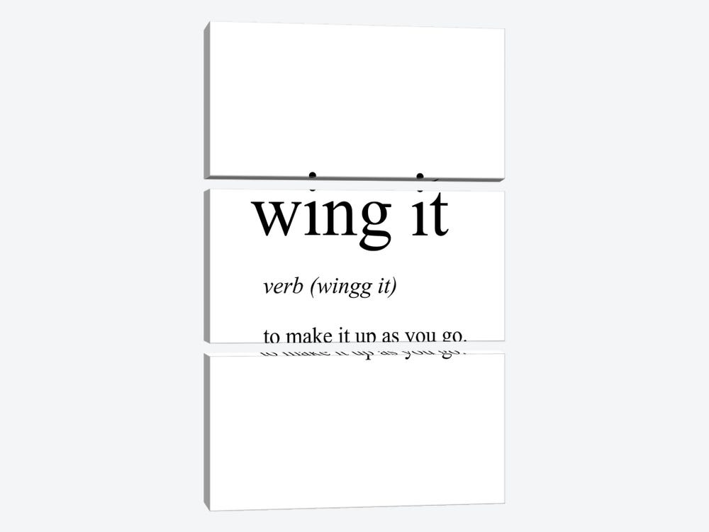 Wing It by Pixy Paper 3-piece Canvas Wall Art