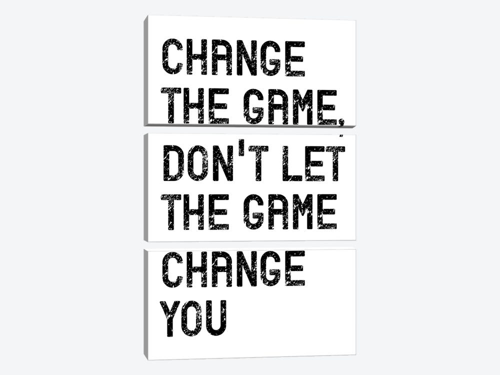 Change The Game by Pixy Paper 3-piece Canvas Print