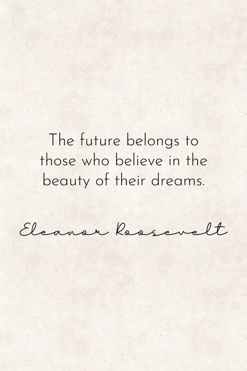 The Future - Roosevelt Quote