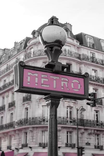 Pixy Paper: Black & White Pink Metro by Pixy Paper