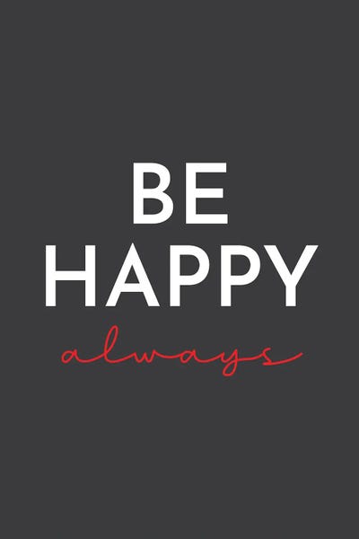Pixy Paper: Be Happy Black by Pixy Paper
