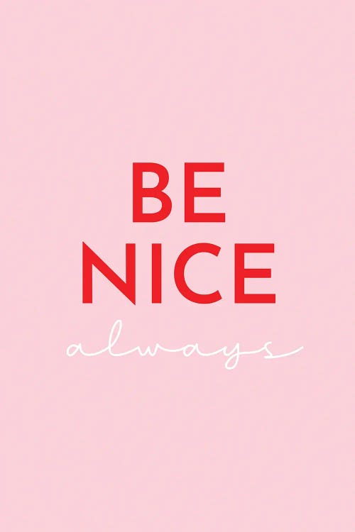 Be Nice Pink