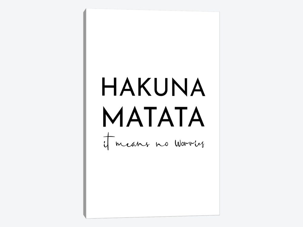 Hakuna Matata by Pixy Paper 1-piece Canvas Artwork