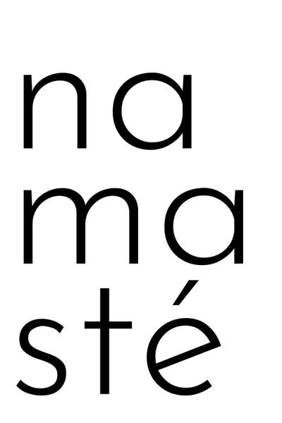 Yoga: Namaste by Pixy Paper