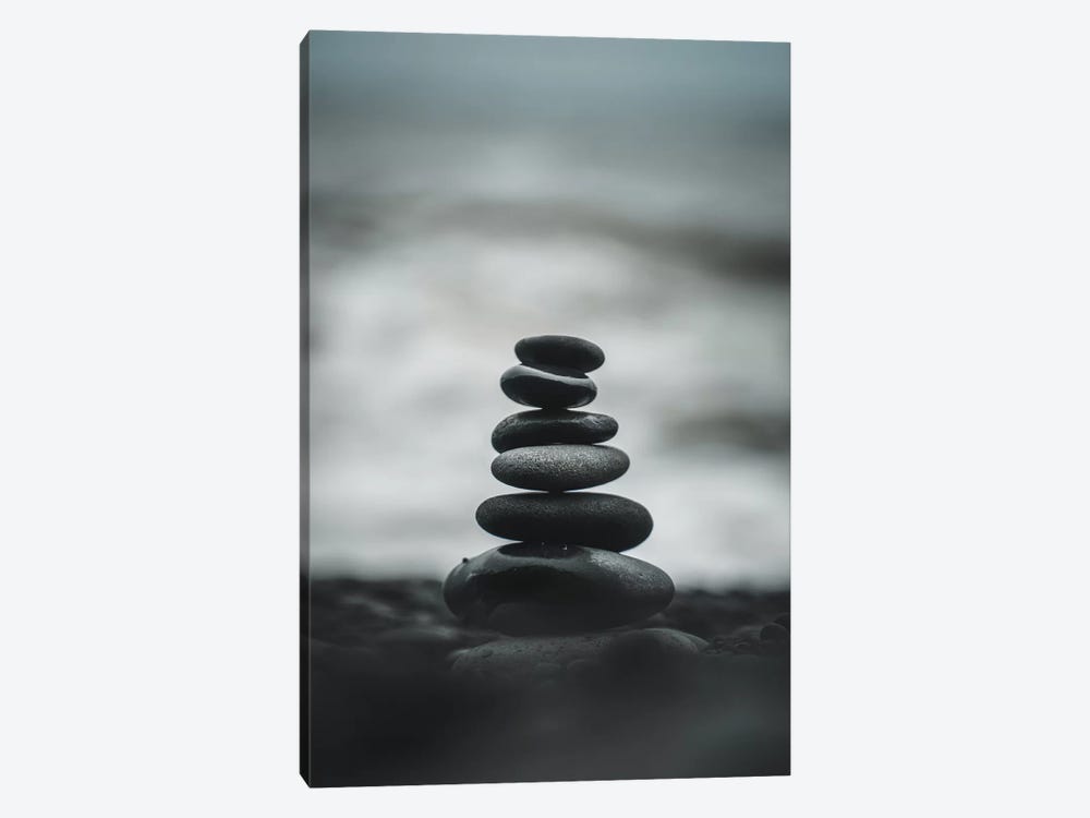 Black Sand Beach, Iceland by Pixy Paper 1-piece Canvas Wall Art