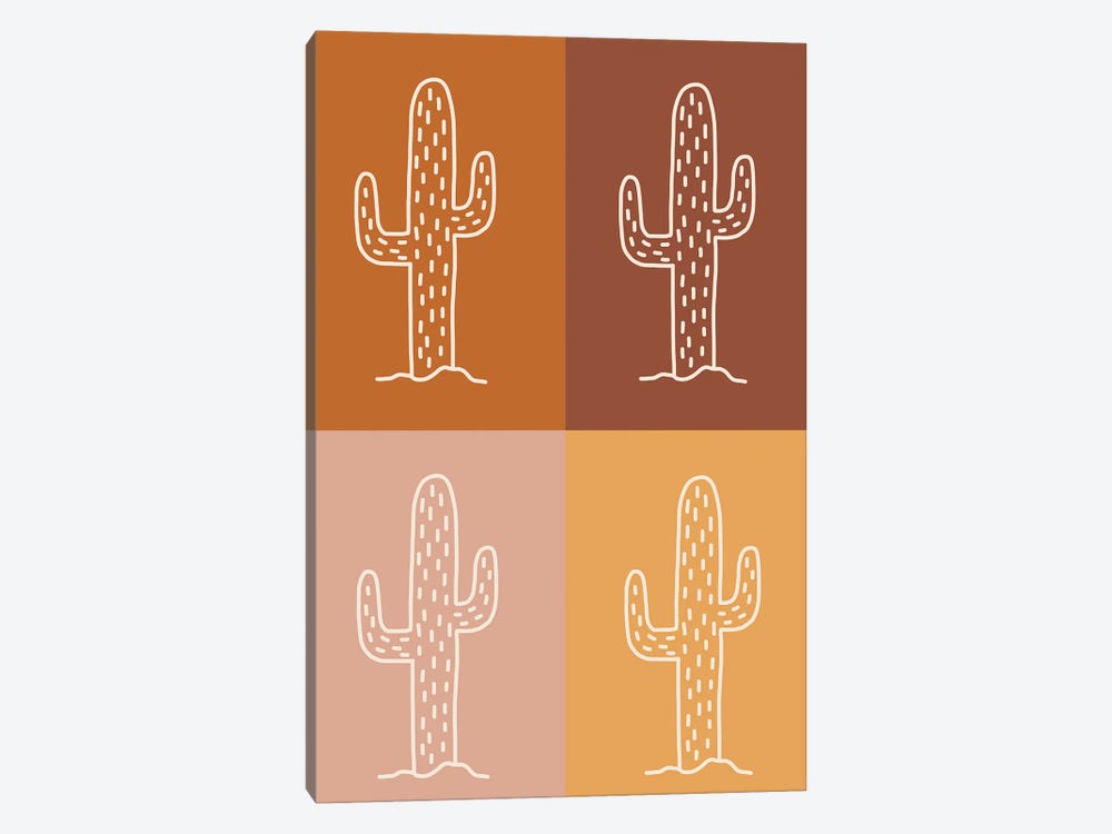 Autumn Cactus Mix by Pixy Paper 1-piece Canvas Wall Art