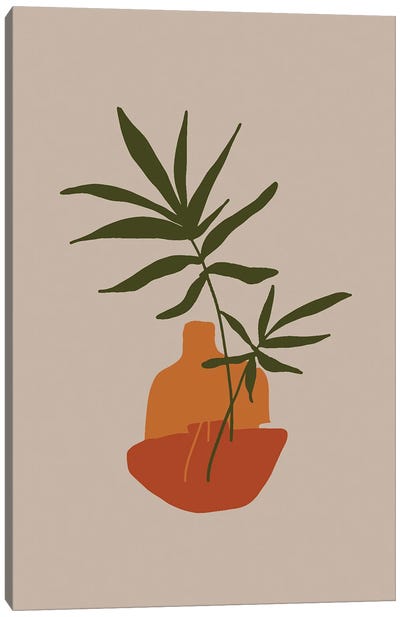 Autumn Plant Canvas Art Print - Pixy Paper