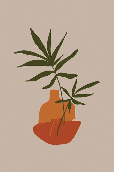 Ferns: Autumn Plant by Pixy Paper