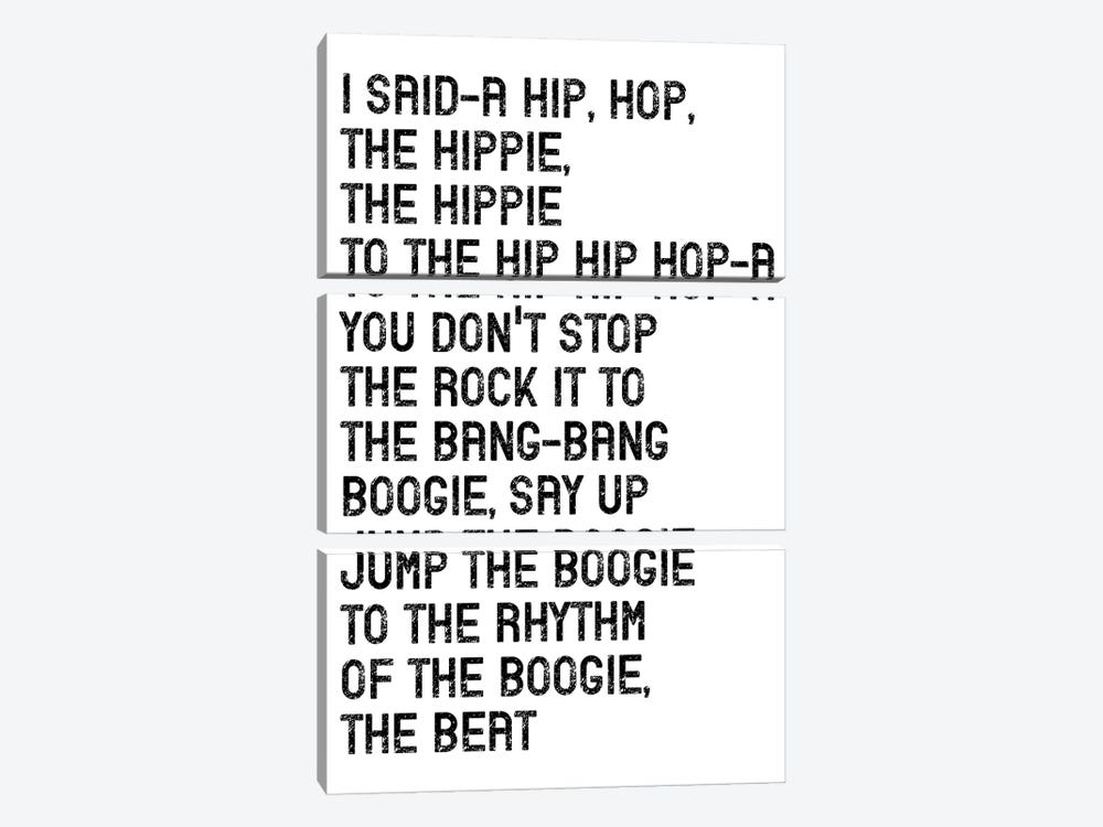 I Said A Hip Hop by Pixy Paper 3-piece Canvas Art