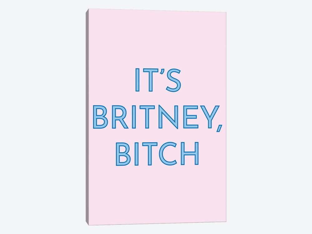 It's Britney by Pixy Paper 1-piece Canvas Art