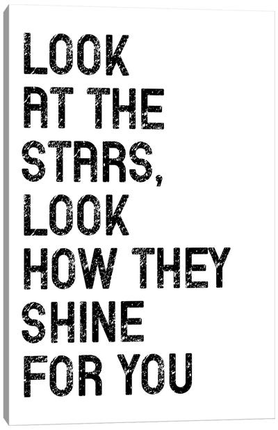 Look At The Stars Canvas Art Print - Pixy Paper