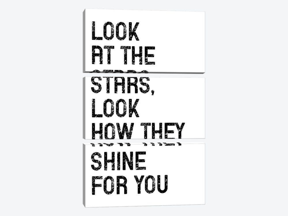 Look At The Stars by Pixy Paper 3-piece Canvas Print