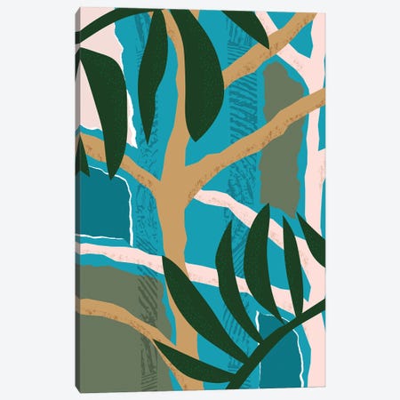 Jungle Tree Abstract Canvas Print #PXY931} by Pixy Paper Canvas Art