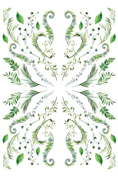 Pixy Paper: Mirrored Plants Exotic by Pixy Paper