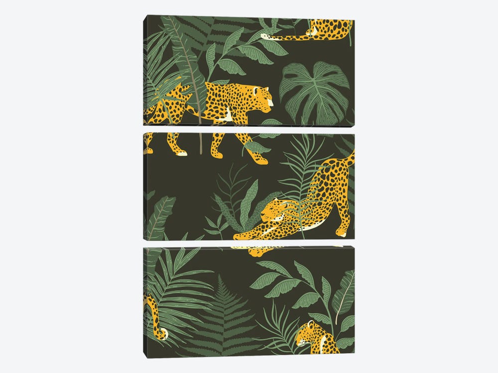 Wild Collection Cheetah by Pixy Paper 3-piece Canvas Art
