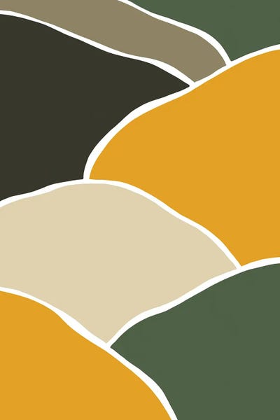 Wild Collection Hills Abstract by Pixy Paper multi panel art