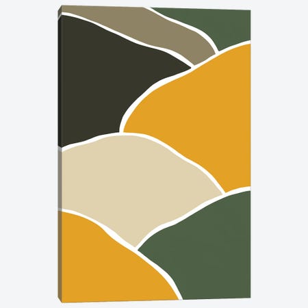 Wild Collection Hills Abstract Canvas Print #PXY956} by Pixy Paper Art Print