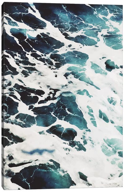 Blue Sea Canvas Art Print - Water Art