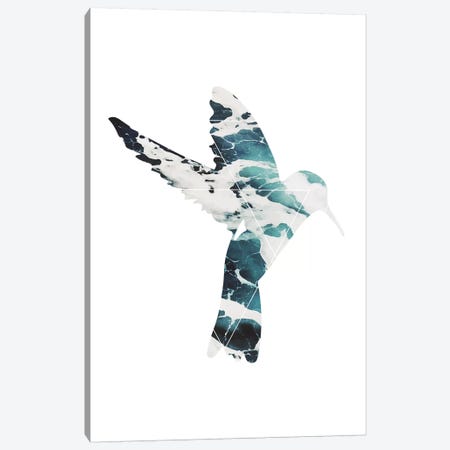 Blue Sea Bird Canvas Print #PXY98} by Pixy Paper Canvas Print