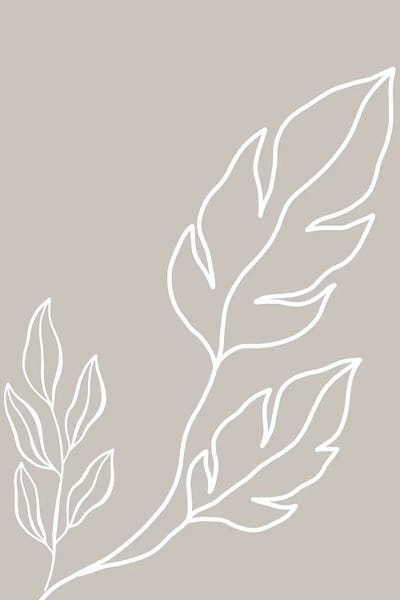 Pixy Paper: Inspired Stone Plant Silhouette Line Boho by Pixy Paper