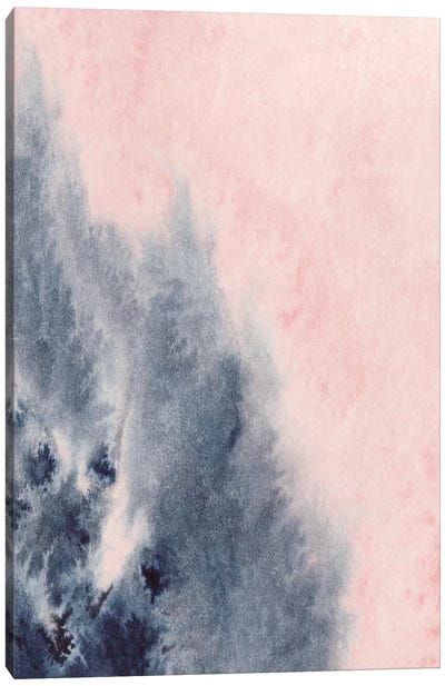 Blush & Navy Canvas Art Print - Pixy Paper