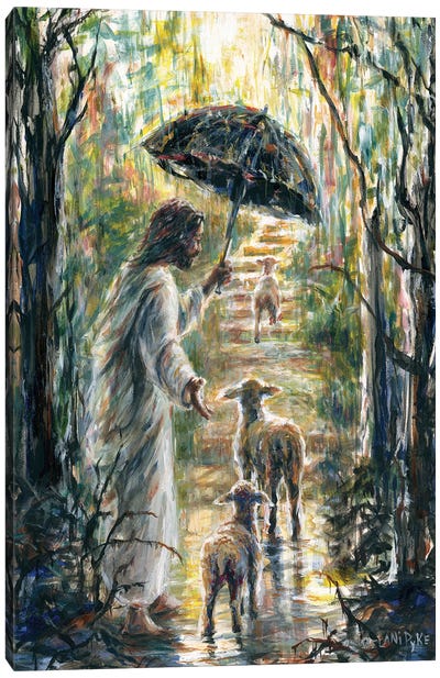 Into The Clearing Canvas Art Print - Rain Inspired