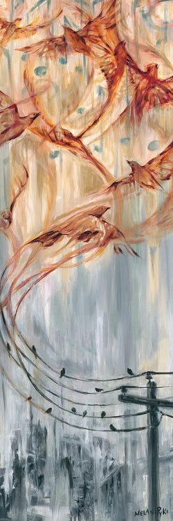 Music And Birds Off Wires by Melani Pyke wall art