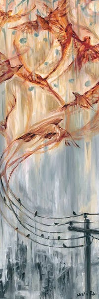 Music Notes: Music And Birds Off Wires by Melani Pyke