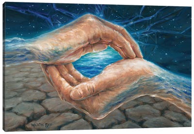 Embrace Hope Canvas Art Print - Hands