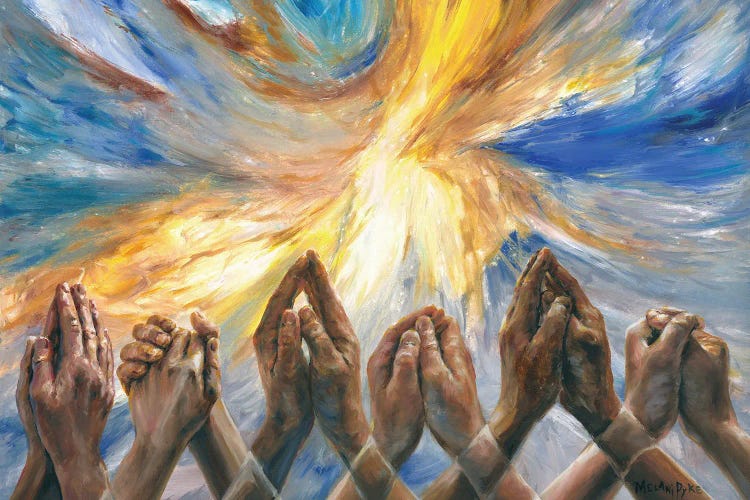 Together In Prayer by Melani Pyke wall art