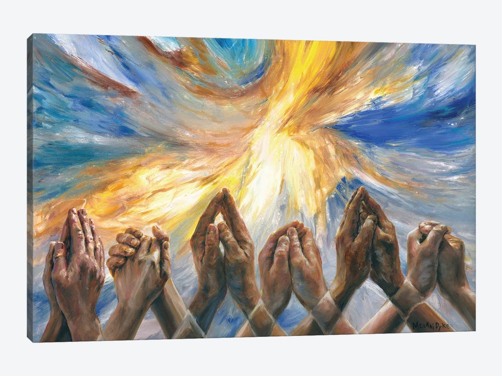 Together In Prayer by Melani Pyke 1-piece Art Print