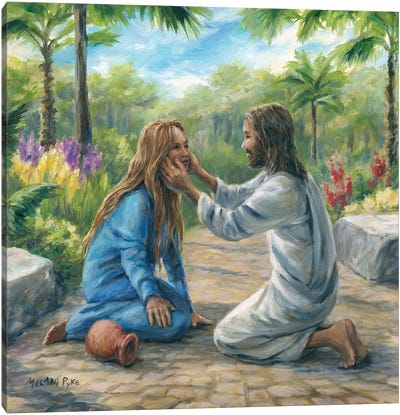 Your Faith Has Healed You Canvas Art Print - Jesus Christ