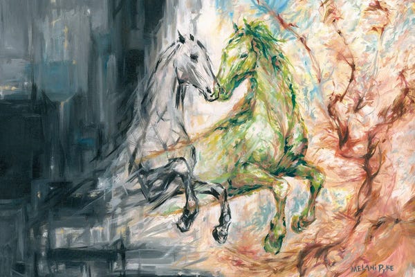 Melani Pyke: Two Horses by Melani Pyke