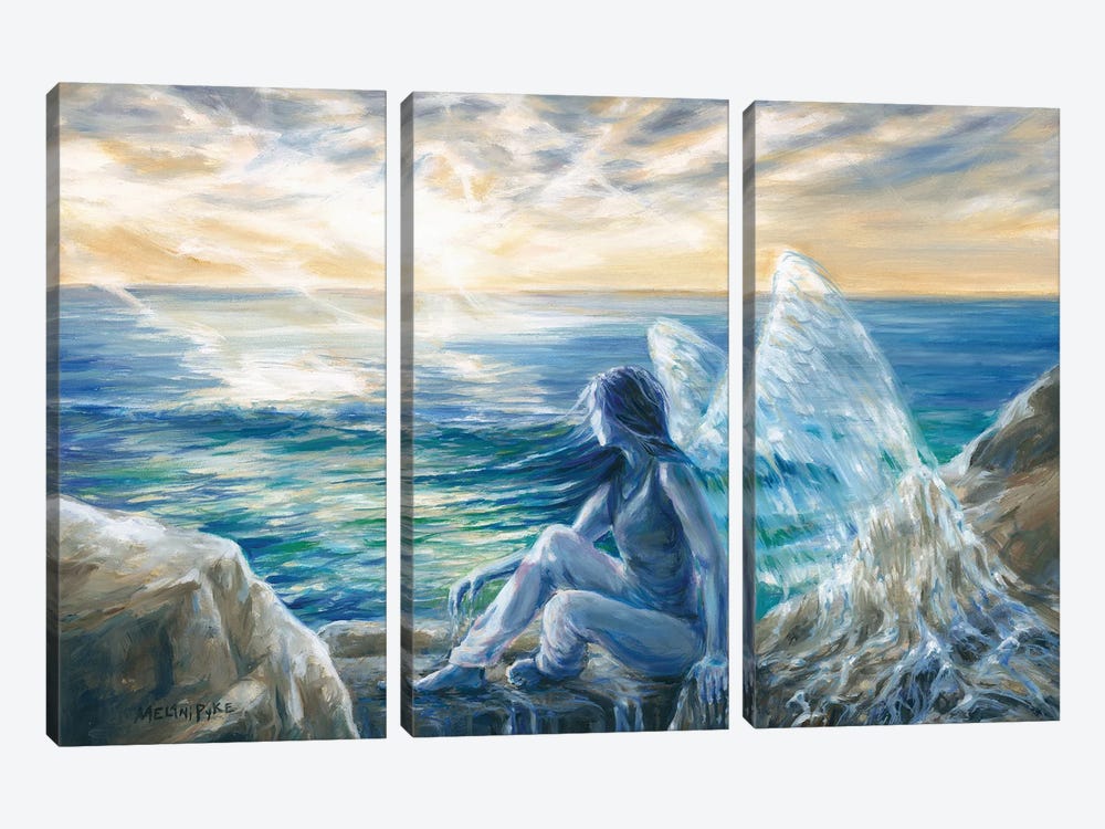 Water Wings by Melani Pyke 3-piece Canvas Art Print