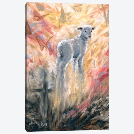 Lamb Of God Canvas Print #PYE123} by Melani Pyke Canvas Art