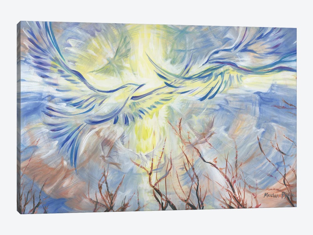 Doves And Branches by Melani Pyke 1-piece Canvas Artwork