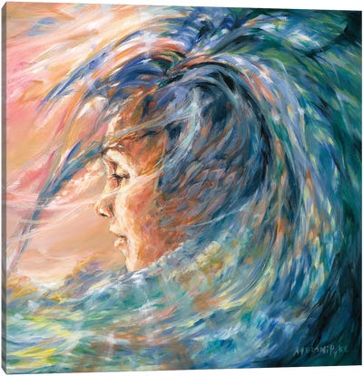Living Waves Canvas Art Print - Melani Pyke