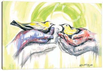 Merciful Meets Mercy Canvas Art Print - Melani Pyke